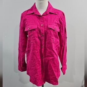 Lauren Ralph Lauren Linen Button-Up Shirt